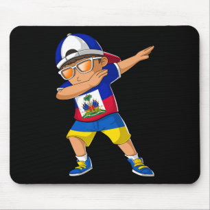 Halb Haitianer halb ukrainischer Junge Haiti Ukrai Mousepad