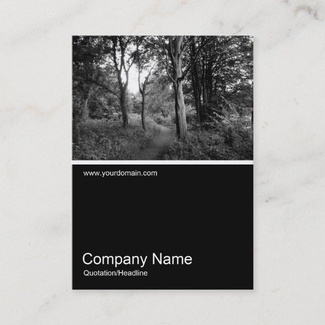 Halb&Halb Foto 07 - Wald Visitenkarte (Vorderseite)