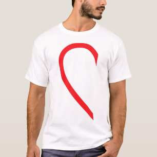 Halb Herz Links Hand Liebe Couple Camisa Parej T-Shirt