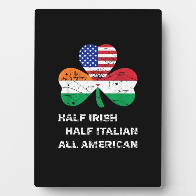 Halb irisch Halb Italienisch Alle amerikanischen F Fotoplatte (Vorderseite)