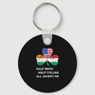 Halb irisch Halb Italienisch Alle amerikanischen F Schlüsselanhänger
