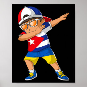 Halb Kubaner halb ukrainischer Junge Kind Kuba Ukr Poster