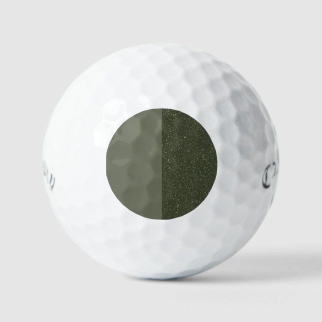 Halb-Lärm Moss Green Golf Ball - individuell einst (Vorderseite)