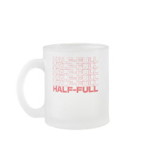 Halb leer oder halb voll Optimist Pessimist