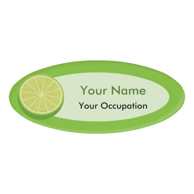 Halb Limon Namenschild (Vorderseite)