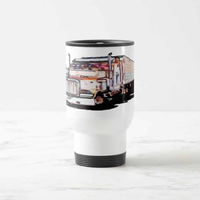 Halb LKW-Reise-Tasse Reisebecher (Mittel)