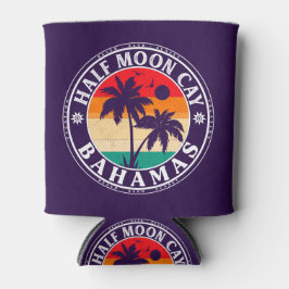 Halb Moon Cay Bahamas - Retro Vintager 80er Souven Dosenkühler