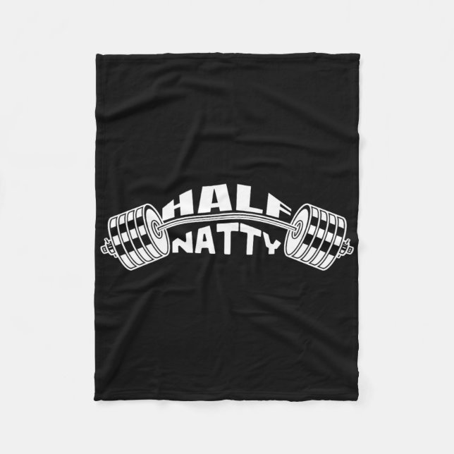 Halb Natty Bodybuilder Meme Steroids Athletic Fitn Fleecedecke (Vorderseite)