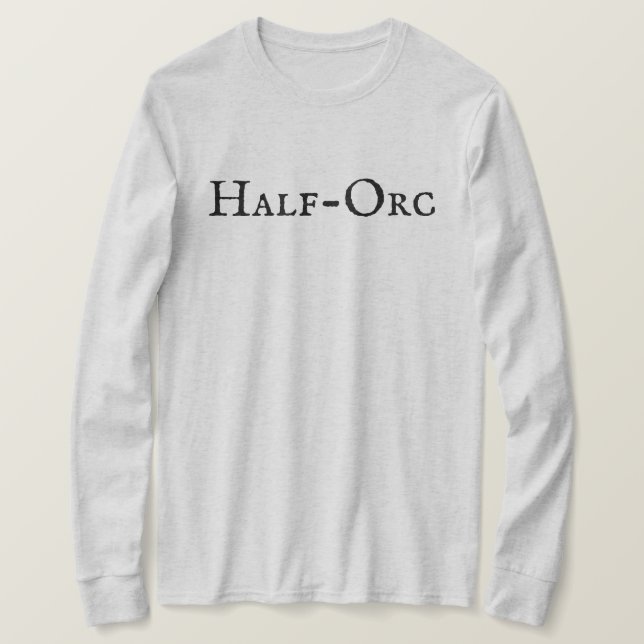 "Halb-Orc" T - Shirt von Männern (Design vorne)