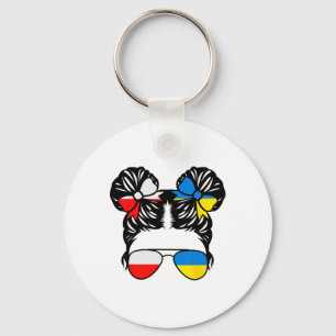 Halb Polnisch Halb Ukrainisches Mädchen Polen Kind Schlüsselanhänger