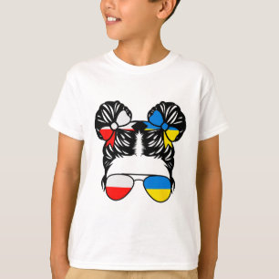 Halb Polnisch Halb Ukrainisches Mädchen Polen Kind T-Shirt