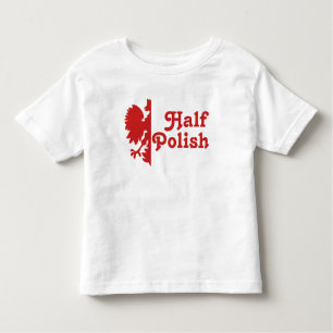 Halb Polnisch Kleinkind T-shirt