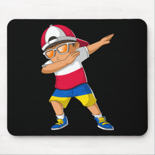 Halb polnisch ukrainischer Junge Polen Ukraine Fla Mousepad