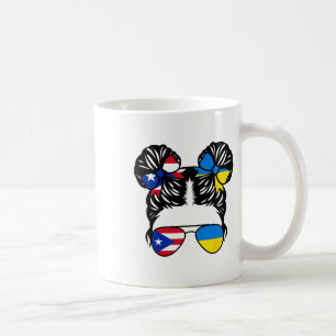 Halb puerto-ricanisches halb ukrainisches Mädchen Kaffeetasse