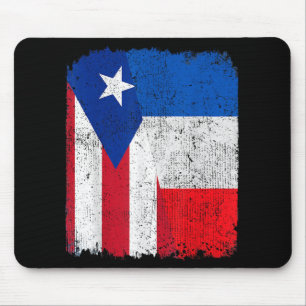 Halb Puerto Rico Halbfahne Preis für das Erbe Fran Mousepad