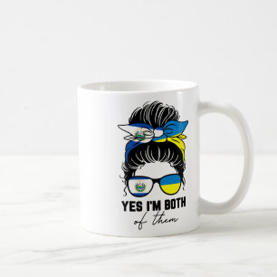 Halb salvadorianisches halb ukrainisches Mädchen E Kaffeetasse