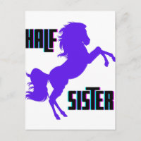 Halb Schwester Lila Pony Sibling