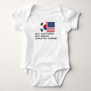 Halb südkoreanisches vollständig fantastisches baby strampler