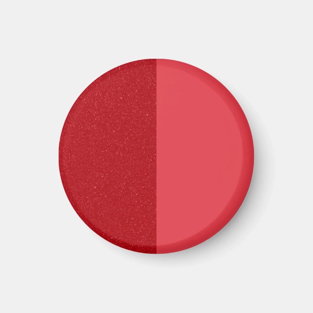 Halb-Textur Tomaten-Rot Magnet – Anpassbar (Vorne)