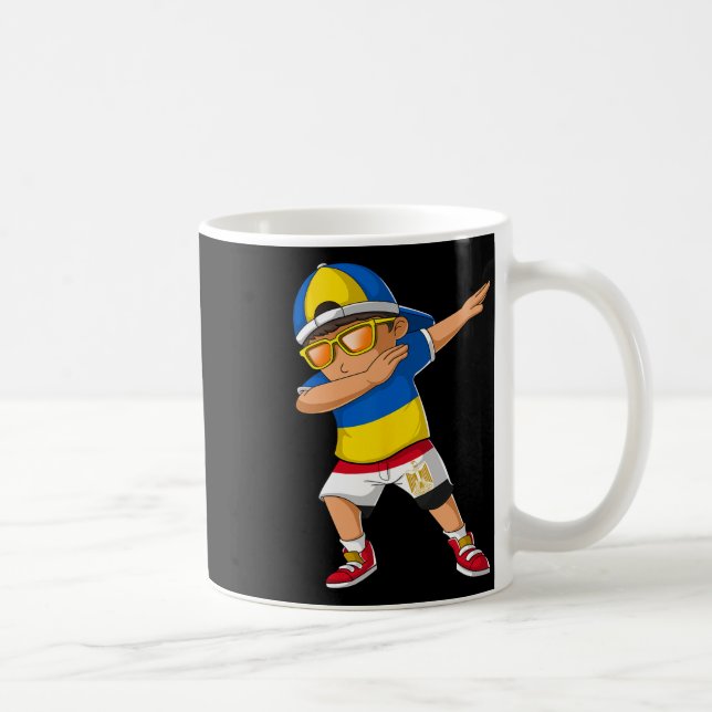Halb ukrainischer ägyptischer Junge Ukraine Ägypte Kaffeetasse (Rechts)