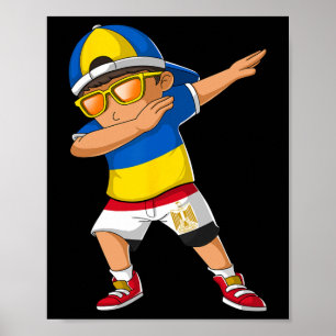 Halb ukrainischer ägyptischer Junge Ukraine Ägypte Poster