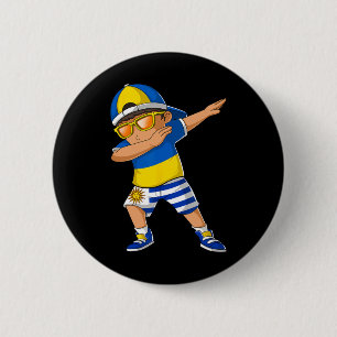 Halb ukrainischer uruguayischer Junge Ukraine Urug Button