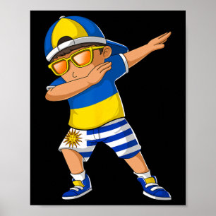 Halb ukrainischer uruguayischer Junge Ukraine Urug Poster