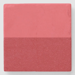 Halb-und-Halb Tomate Rot Stone Coaster – Anpassen Steinuntersetzer