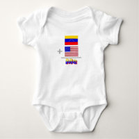 Halb venezolanischer Säuglings-Bodysuit
