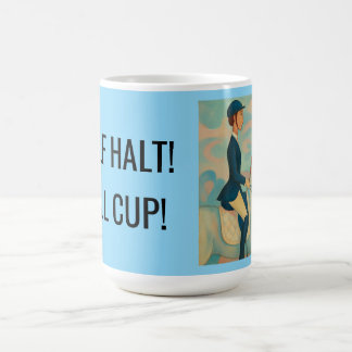HALB! VOLLSTÄNDIGE AUFSICHT! KAFFEETASSE