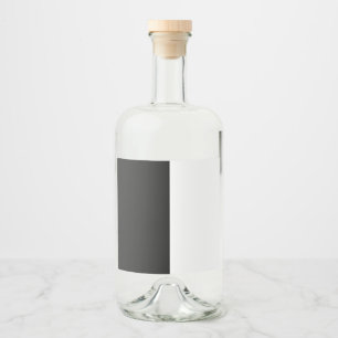 halb weiß halb schwarz, halb schwarz halb weiß alkoholflaschenetikett