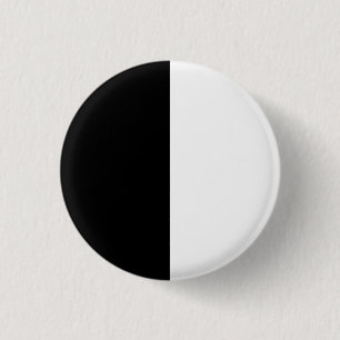 halb weiß halb schwarz, halb schwarz halb weiß button