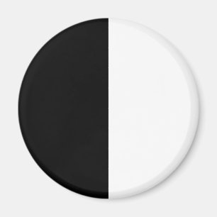 halb weiß halb schwarz, halb schwarz halb weiß magnet