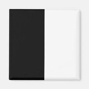 halb weiß halb schwarz, halb schwarz halb weiß magnet