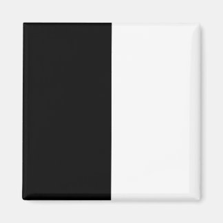 halb weiß halb schwarz, halb schwarz halb weiß magnet