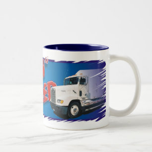 halb zurückgezogen zweifarbige tasse