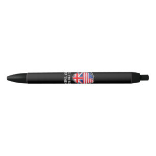 Halbamerikanische Half Britische USA Flaggen Mens  Kugelschreiber