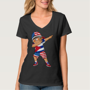Halbamerikanischer Halbkubanischer Junge Kid Kuba T-Shirt
