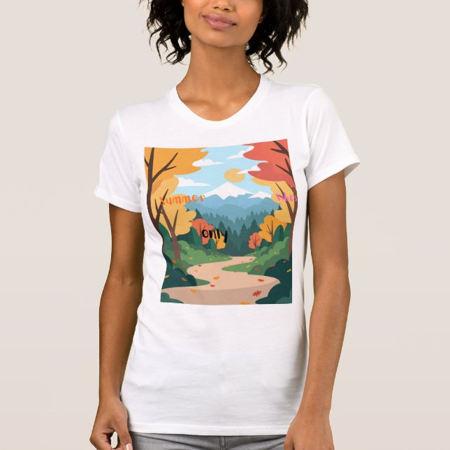 Halbärmel Frau T-Shirt  (Vorderseite)