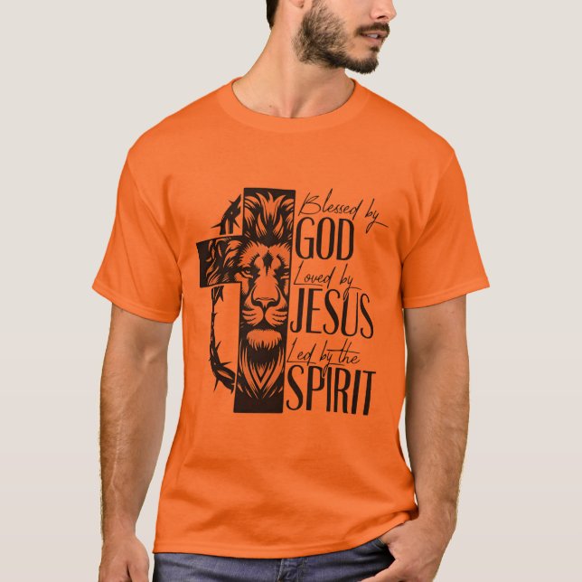 Halbarmige orange T-Shirt (Vorderseite)