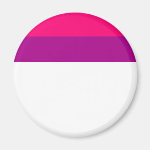 Halbbisexuelle Flagge Magnet