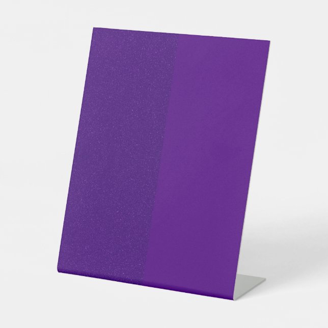 Halbdunkel Lila Pedestal-Zeichen - individuell ein Sockelschild (Vorderseite)