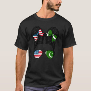 Halbe Amerikanerin Halb Pakistanische Mädchen USA T-Shirt
