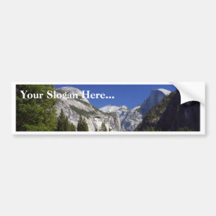 Halbe Haube in Yosemite Nationalpark Autoaufkleber