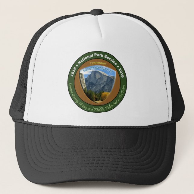 Halbe Haube Nationalpark-hundertjähriger Truckerkappe (Vorderseite)