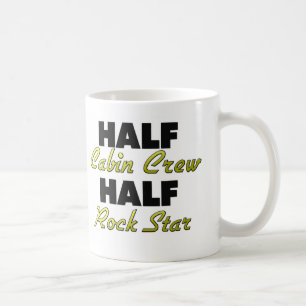 Halbe Kabinen-Crew-halber Felsen-Stern Kaffeetasse
