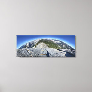 Halbe Kuppel mit Blick von den Kabeln herunter - Y Leinwanddruck