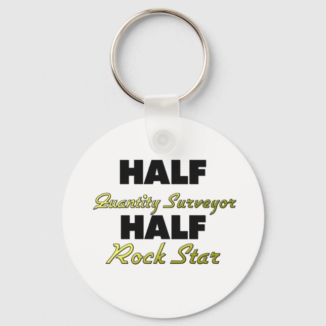 halbe Quantitätsübersicht oder halber Rock Star Schlüsselanhänger (Vorderseite)