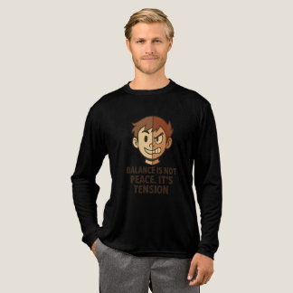 Halbe Ruhe, halbes Feuer Tri-Blend Shirt
