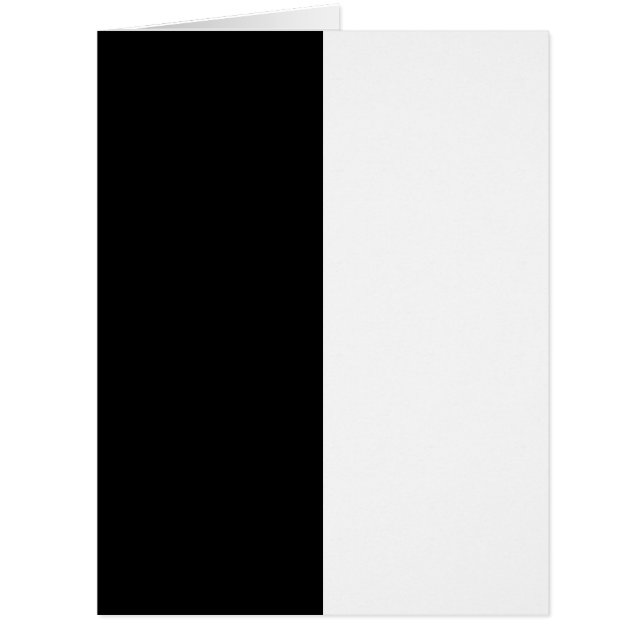 Halbe schwarze und halb weiße Streifen (Vorderseite)